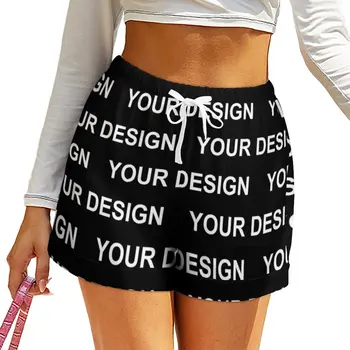 Добави дизайн персонализирани шорти ластик по поръчка направени вашите изображения печат шорти плаж извънгабаритни къси панталони случайни хлабав дъна