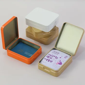 Преносими мини прахоустойчиви кутии за съхранение на калай Съхранение на водоустойчиви бонбони чай метал организатор кутия многофункционален организатор монети случай