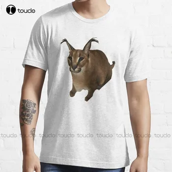 Big Floppa Caracal Cat T-Shirt Дамски ризи Персонализирана Aldult Teen Унисекс дигитален печат Tee Shirt Xs-5Xl Мода Смешни Нови