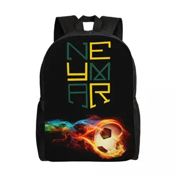 Neymar JR футбол 3D печат раници за момчета момичета футбол колеж училище пътни чанти мъже жени bookbag подходящ 15 инчов лаптоп