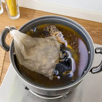 1 бр за многократна употреба бельо памук цедка супа чай чанти кухненски приспособления преносими многофункционални китайски медицина филтър чанта