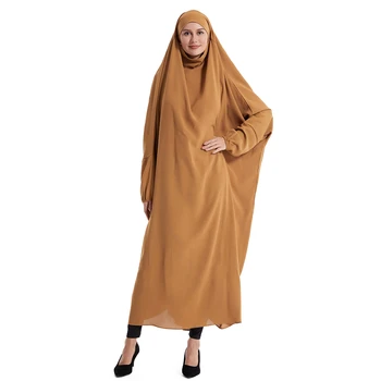 Качулки мюсюлмански жени хиджаб рокля молитвена дреха роба Abaya дълго Khimar пълно покритие Рамадан рокля Abayas ислямски дрехи никаб