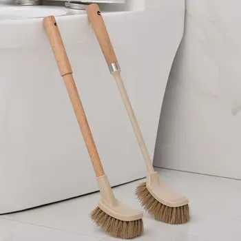 Домакинска дървена дълга дръжка Четка за тоалетна Начало Кухня Инструменти за почистване на баня