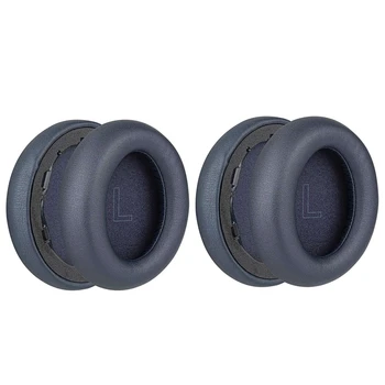 2X Резервни подложки за уши за Anker Soundcore Life Q30 / Q35 Протеинови кожени слушалки за уши (сини)