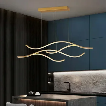 Модерен LED таван полилей за всекидневна трапезария кухня спалня висулка светлини начало декор вътрешно осветление блясък