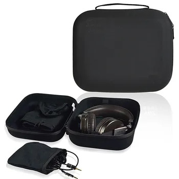 Чанта за слушалки Универсална кутия за съхранение на слушалки за EVA чанта за съхранение на слушалки може да се използва за съхранение на преносимата камера