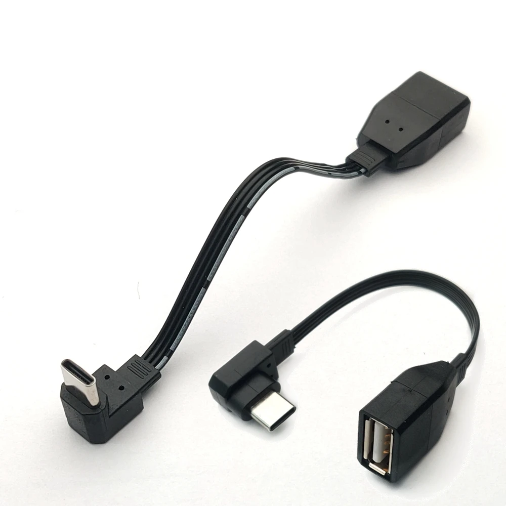10CM 20CM Type-c Otg кабел за данни USB 2.0 Портативен USB-C щепсел към USB женски конвертор OTG адаптер Kabe 50CM