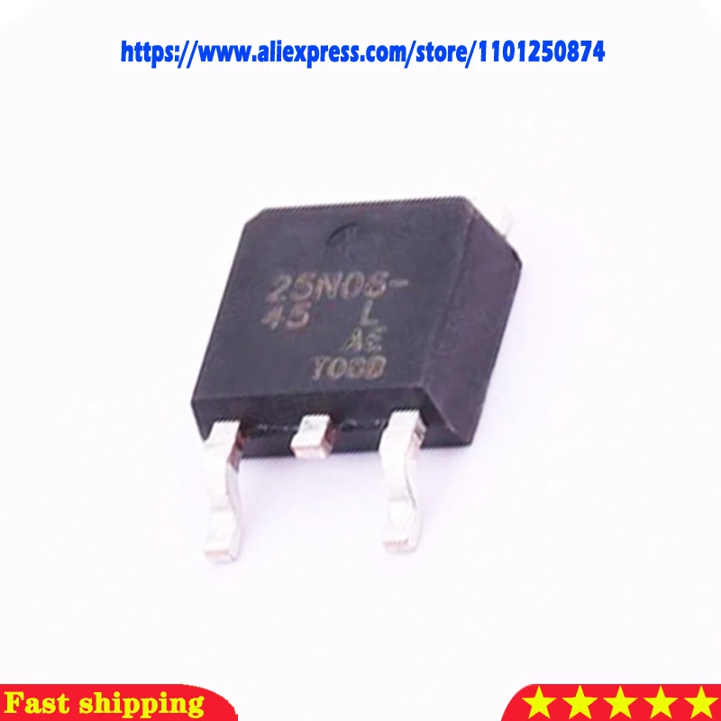 10PCS SUD25N06-45L-E3 SUD25N06-45L SUD25N06 25N06 автомобилен компютърен чип транзистор кола IC