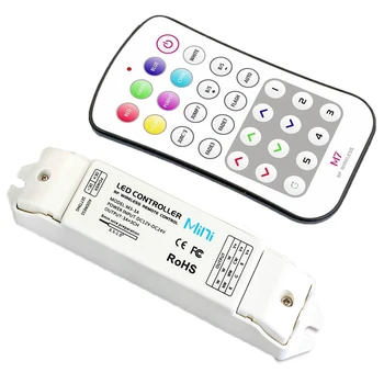 LTECH Нов LED RGB контролер DC12V 24V вход 3AX3CH 3 канален 108W изход постоянно напрежение 2.4GHz RF дистанционно безжично