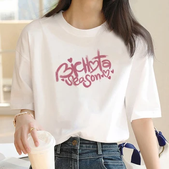 Karol g топ жени смешно лятна тениска женски японски улично облекло аниме облекло