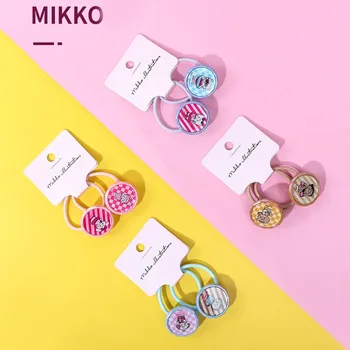 Kawali MINISO Mikko Mousse суфле Cammy Latte коса пръстен гумена лента висока еластичност трайни сладки деца рожден ден подарък за момичета