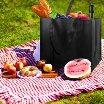 Голям открит къмпинг обяд Бенто чанти пътувания барбекю пакет за многократна употреба хранителни чанти пазарски чанти зеленчук съхранение организатор чанта