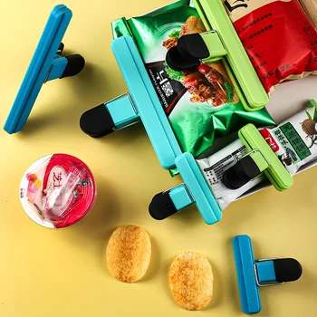 1pc пластмасова храна запечатване чанта клип храна свеж поддържане влагоустойчив затвори клип снек картофен чипс малък / голям размер кухненски инструменти