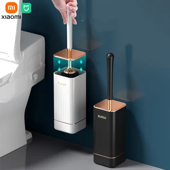 Xiaomi Mija четка за тоалетна силиконова TPR четка за почистване WC инструмент за почистване Комплекти четки за тоалетна за монтиране на стена Аксесоари за баня Инструменти