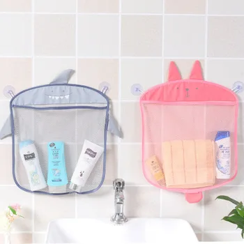 Cartoon стена висящи чанта аксесоари за баня кошница за съхранение козметична организатор тоалетни измиване комплект шампоан четка притежателя 39x35cm