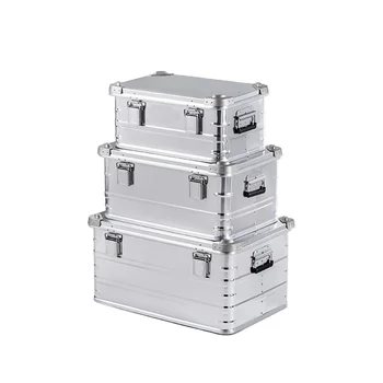 алуминиева кутия за съхранение на автомобили Външно къмпинг оборудване за пътуване Разни кутии за съхранение с голям капацитет