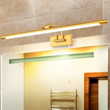 Мантолитна лампа за баня 60CM 12W Pull-wire Switch спалня декорация за стая декор картина фар стена осветление 3000K