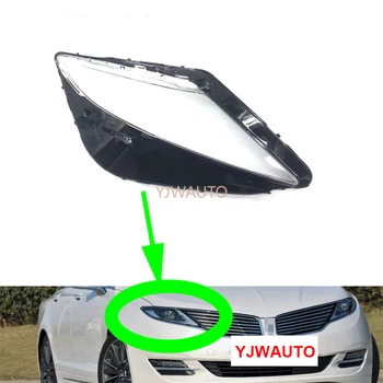 За Lincoln MKZ 2014 ~ 2016 Обектив на фаровете за кола Капак на фара Замяна на стъкло Ясен преден абажур Auto Shell