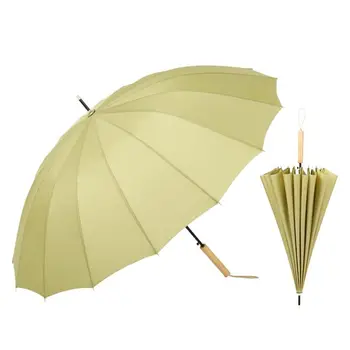 плаж Автоматичен подсилен мъжки чадър Устойчив на вятър Китайски риболов Слънце Голям чадър Дъжд Parapluie Домакински стоки