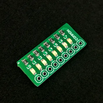 8-битов порт тест лампа индикатор червено/зелено/синьо/розово/лилаво/жълто 11 вида цвят за STM32 STC 51 AVR PIC Arduino Лесен за използване