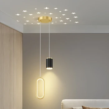 Модерен LED висулка светлина полилей за спалня Всекидневна трапезария Начало декор висяща лампа Вътрешно осветително тяло Luster