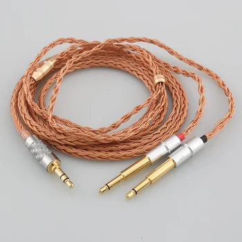  2.5mm / 4.4mm / 3.5mm XLR 6.5mm балансиран кабел за слушалки 16 сърцевина 7N OCC кабел за Meze 99 Classics NEO NOIR слушалки