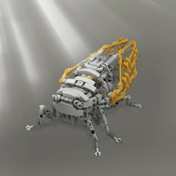 Gobricks MOC Механична цикада Режим на носител на насекоми Комплект градивни блокове Творчество Същества Експеримент Образование Тухла Детски играчки