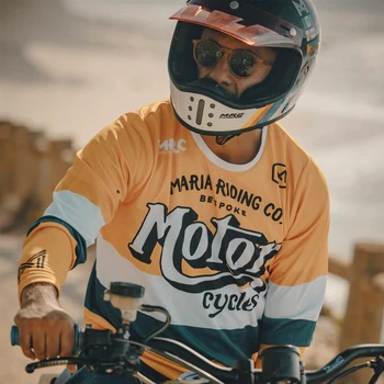 Класически Мария мотокрос Джърси Облекло за колоездене MTB Enduro Off Road риза Спортно облекло за спускане Мотоциклетни тениски Дълъг ръкав