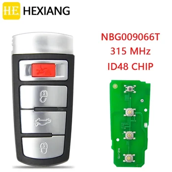 HE Xiang кола дистанционно ключ за VW Volkswagen PASSAT 2006-2013 CC 2009-2015 NBG009066T ID48 чип 315MHz замени смарт карта