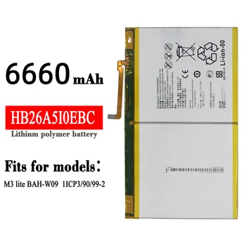 HB26A510EBC HB26A5I0EBC Батерия за HUAWEI MediaPad M2 10.1 плоска клетка M2-A01W M2-A01L MediaPad M3 lite 10 6660mAh + инструмент