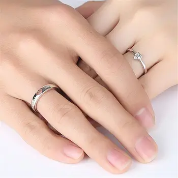 Деликатна звезда ниша Deign ъгъл сплав Свети Валентин подарък Луната реколта пръстен корейски стил пръстен двойка пръстен мода бижута