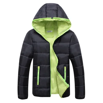 2023 Зимна нова мода Мъжко памучно палто с качулка Хонг Конг Младежки Цветни Ежедневни