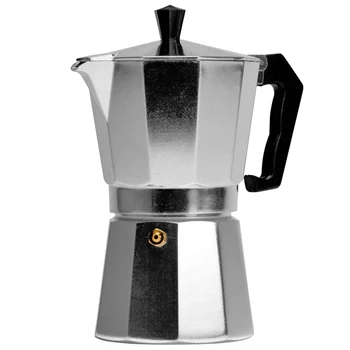 италиански алуминиев Moka Pot Octagon Moka Pot Coffee Pot Pot 1 чаша европейско оборудване за кафе (50Ml)