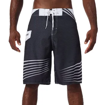 Нова лятна мъжка дъска Случайни джобове с шнур Къси панталони Плажна марка Кратко сърфиране Бермуди мъжки бордови шорти Бързо сухо за спорт