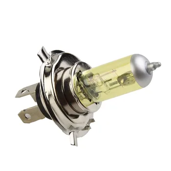 Нов устойчив на вибрации H4 ксенон фар лампа комплект подмяна инструмент крушка 55W ярка кола DC 12V 6A халоген жълт