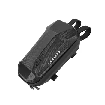 2 бр. Електрически скутер предна чанта водоустойчива EVA твърда черупка чанти отразяващи кормило висящи чанта за съхранение чанта (2L, 3L)
