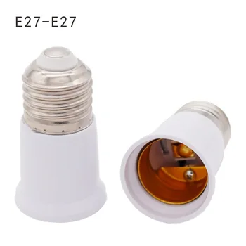E27 до E27 разширение база CLF LED крушка лампа адаптер гнездо конвертор крушка лампа притежателя адаптер щепсел разширител Led