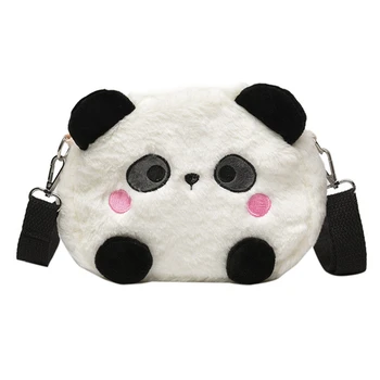 Плюшена чанта за рамо Panda Cartoon Bag за Деня на майката