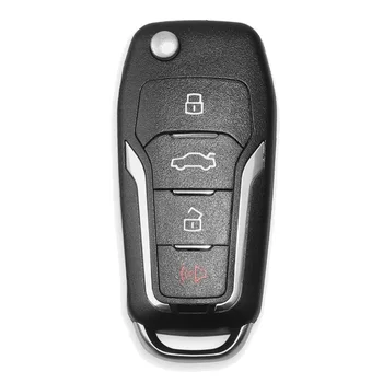 За Xhorse XNFO01EN Универсален безжичен дистанционен ключ Fob 4 бутона за тип Ford за VVDI Key Tool