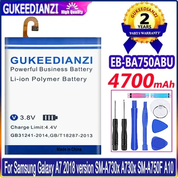 4700mAh GUKEEDIANZI EB-BA750ABU батерия за SAMSUNG Galaxy A7 2018 версия A730x A750 SM-A730x A10 SM-A750F