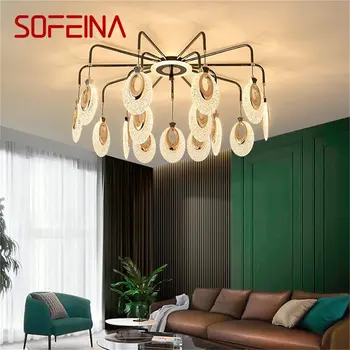 SOFEINA Nordic Branch Таванна светлина Модерни творчески LED лампи Осветителни тела Дом за всекидневна