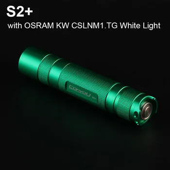 Конвой зелен S2 Plus с CSLNM1.TG Led Linterna 18650 факел фенерче фенерче светлина работа Latarka висока мощна полицейска лампа
