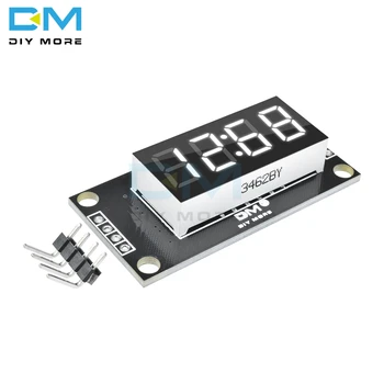 TM1637 Модул 4-цифрен дисплей доведе 7 сегмента Дисплей тръба десетичен модул с размер на часовника 0.36 инча с бял LED за Arduino