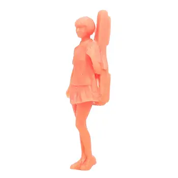 1:64 Реалистични Diorama момичета фигура пясък маса орнамент симулация 1/64 модел момичета фигура за микро пейзажи аксесоари