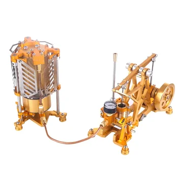 Watt парна машина модел с котел Cool Science Project играчки могат да бъдат стартирани Watt реактор парни двигатели модел подарък