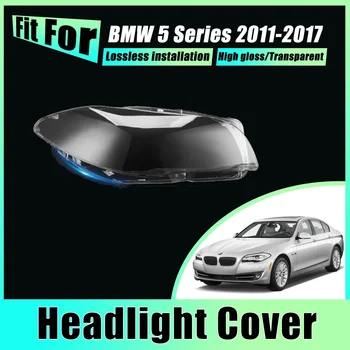 Калъфи за фарове за BMW Серия 5 2011-2017 2012 2013 F18 F10 Капачки за фарове Преден обектив Мъгла абажур Фар Аксесоари за кола