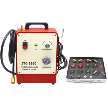 Електрически компресионен сгъстен сменител на масло JTC-6990 импулсен обменник на спирачна течност Електрически импулсен превключвател на спирачно масло