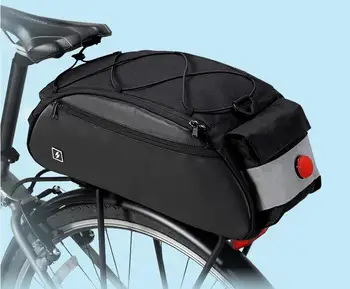  SAHOO велосипед чанта заден рафт чанта велосипед езда голям капацитет 10L шофиране оборудване 142003
