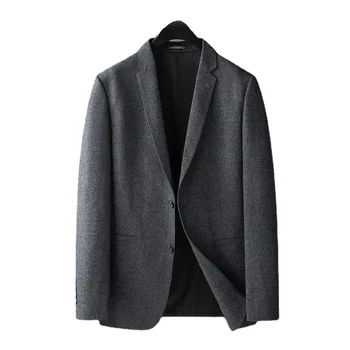 Ново пристигане мода супер голям висококачествен есенен мъжки бизнес ежедневен костюм палто плюс размер XL 2XL 3XL 4XL 5XL 6XL 7XL