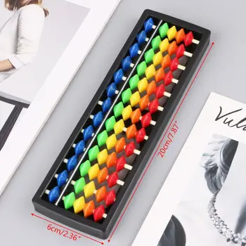 13 колона преносим пластмасов Abacus Soroban изчислителен инструмент с цвят